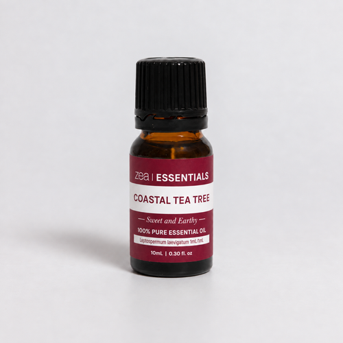 Coastal Tea Tree Essential Oil 10mL bottle, front view