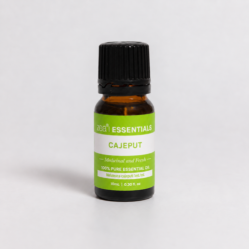 Cajeput Essential Oil 10mL bottle, front view