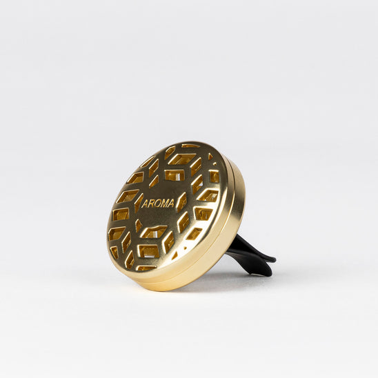 Metal Clip-On Car Diffuser - Gold