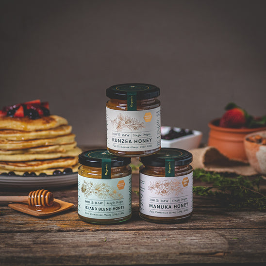 Flinders Island Raw Honey Trio (Value Pack) - lifestyle